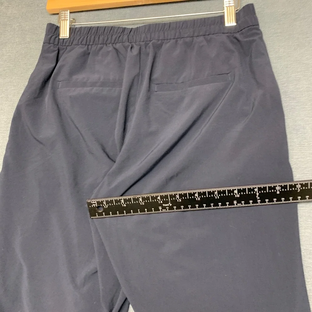 Banana Republic Airstretch Chino Pants Mens XS Black Slash Pockets Business